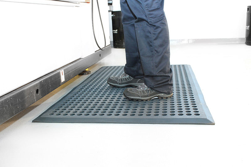 Worksafe Blue Anti-Fatigue Mat for Greasy Areas